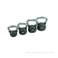 Gym equipment cast iron rubber coated kettlebell